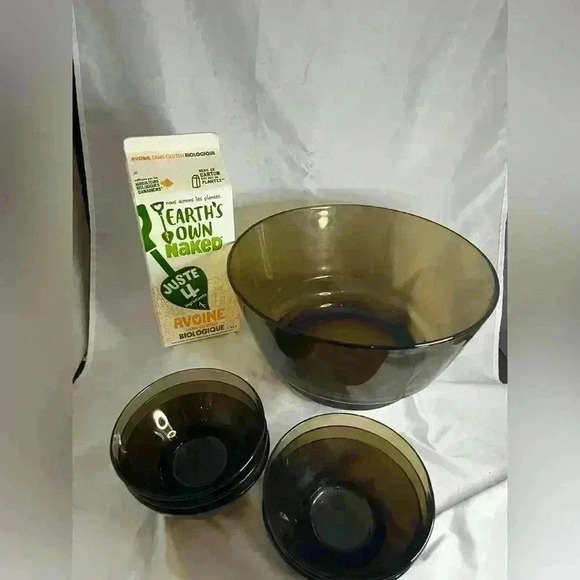 Vereco France Other - Vereco, France, Lg Salad bowl with /6 smaller  bowls